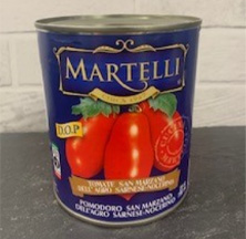 Can of Martelli San Marzano tomatoes